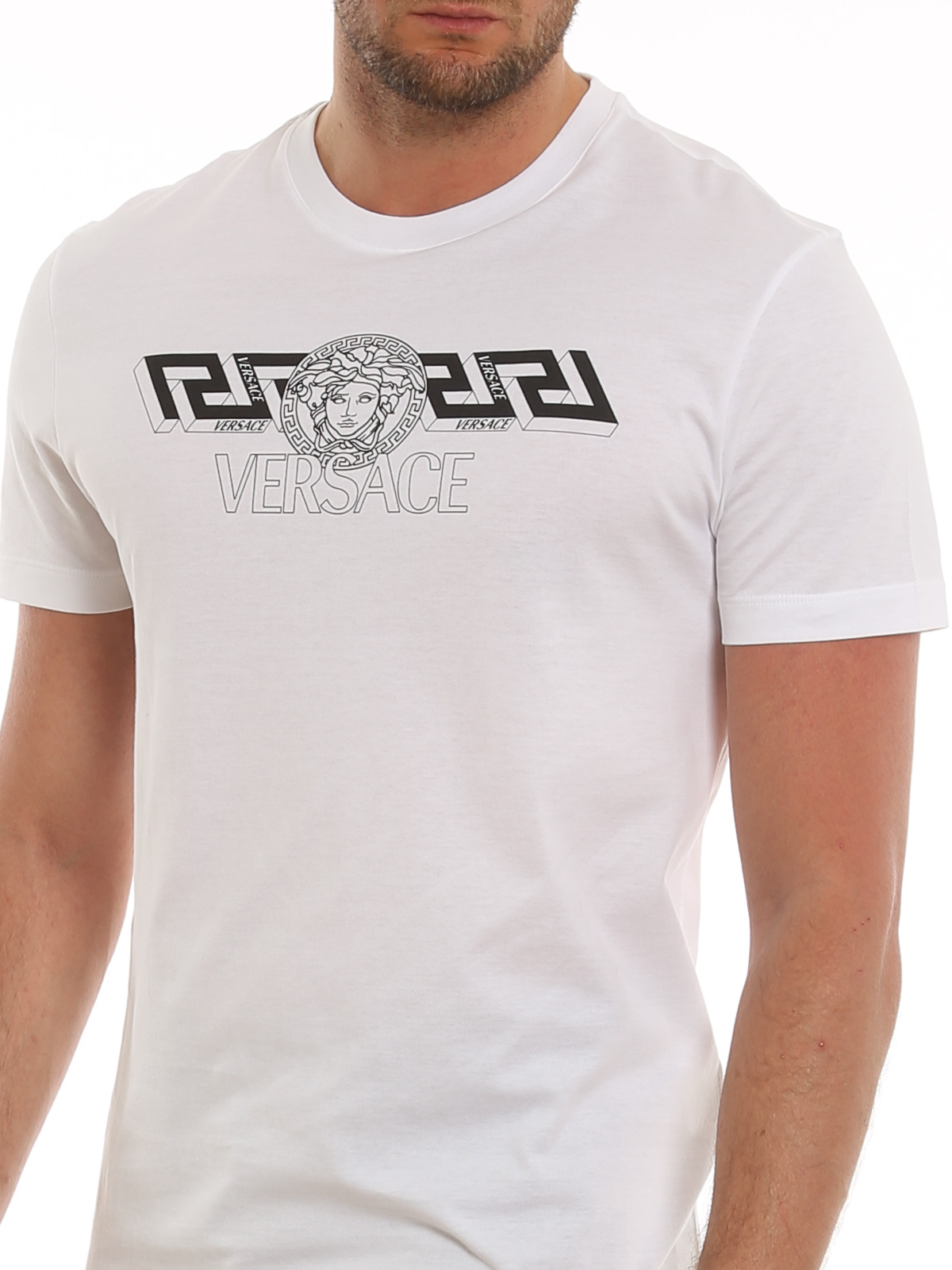 Versace Tシャツ - 白 - ホワイト|10039061A028001W000