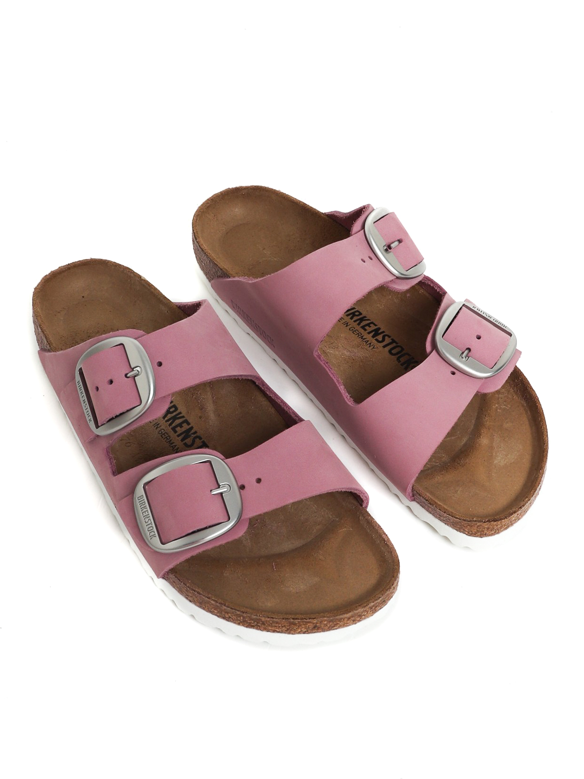 Shop Birkenstock Arizona Sandals In Pink