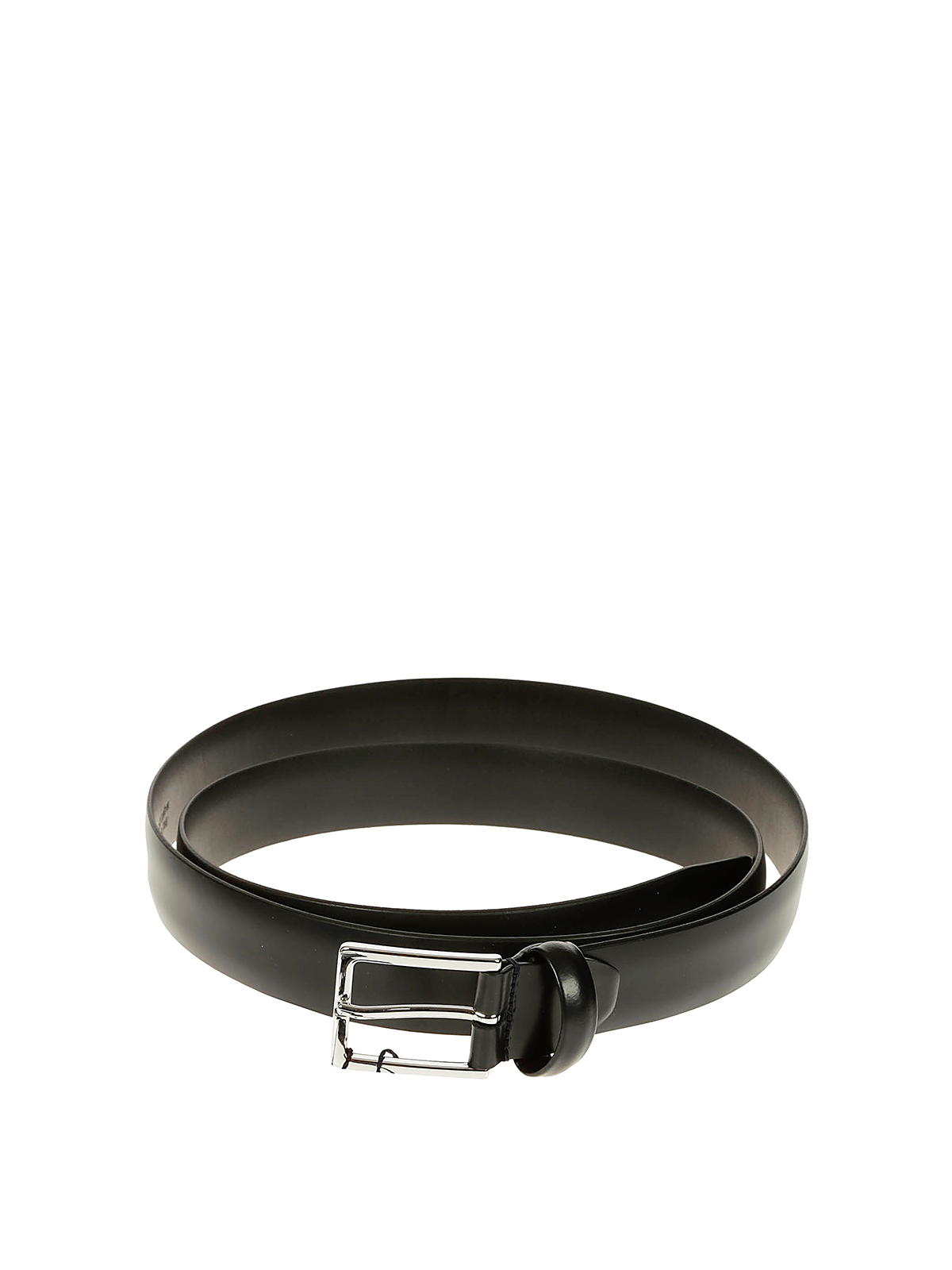 Anderson's Polished Leather Belt In Black