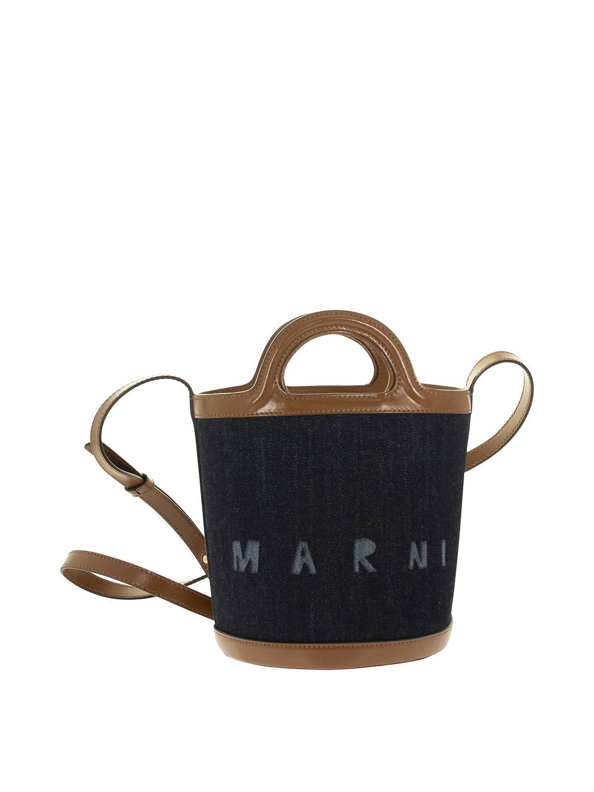 ショルダーバッグ・ポシェット MARNI Denim Bucket Bag Marni Denim bucket bag - Blue - Women | SCMP0056L1P4891Z569M