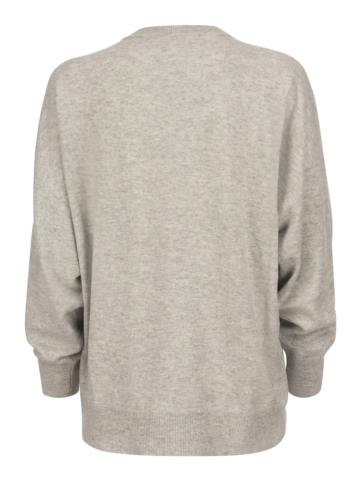 BRUNELLO CUCINELLI Cashmere half-zip jumper cream | BRAUN