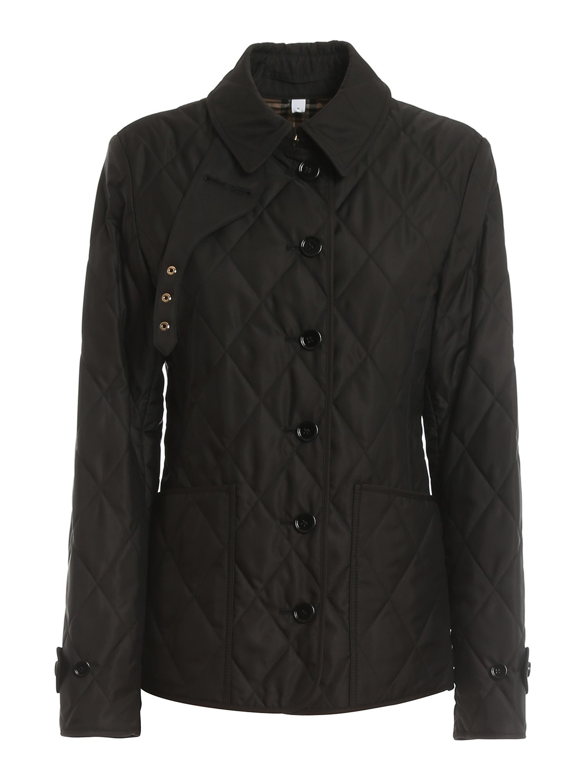 Shop Burberry Fernleigh Jacket In Black