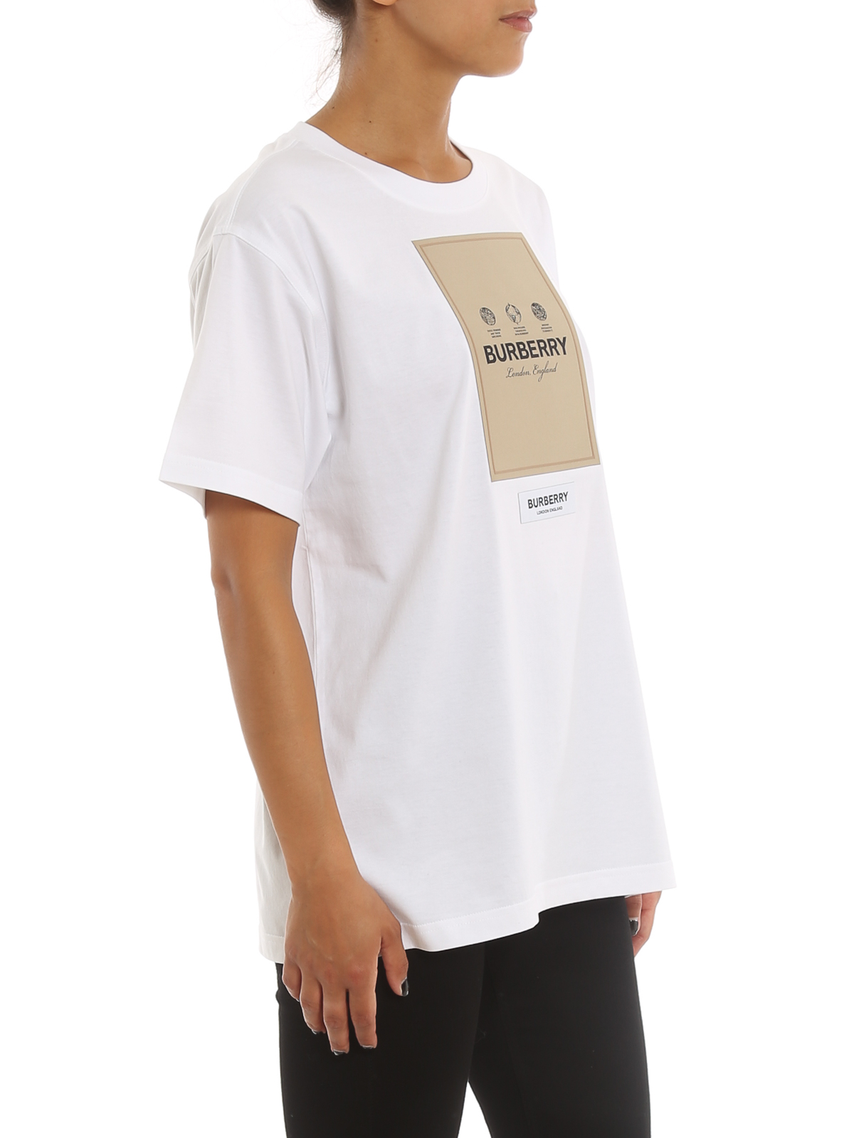 Burberry Carrick T-shirt - White - Women | 8056543 | thebs.com
