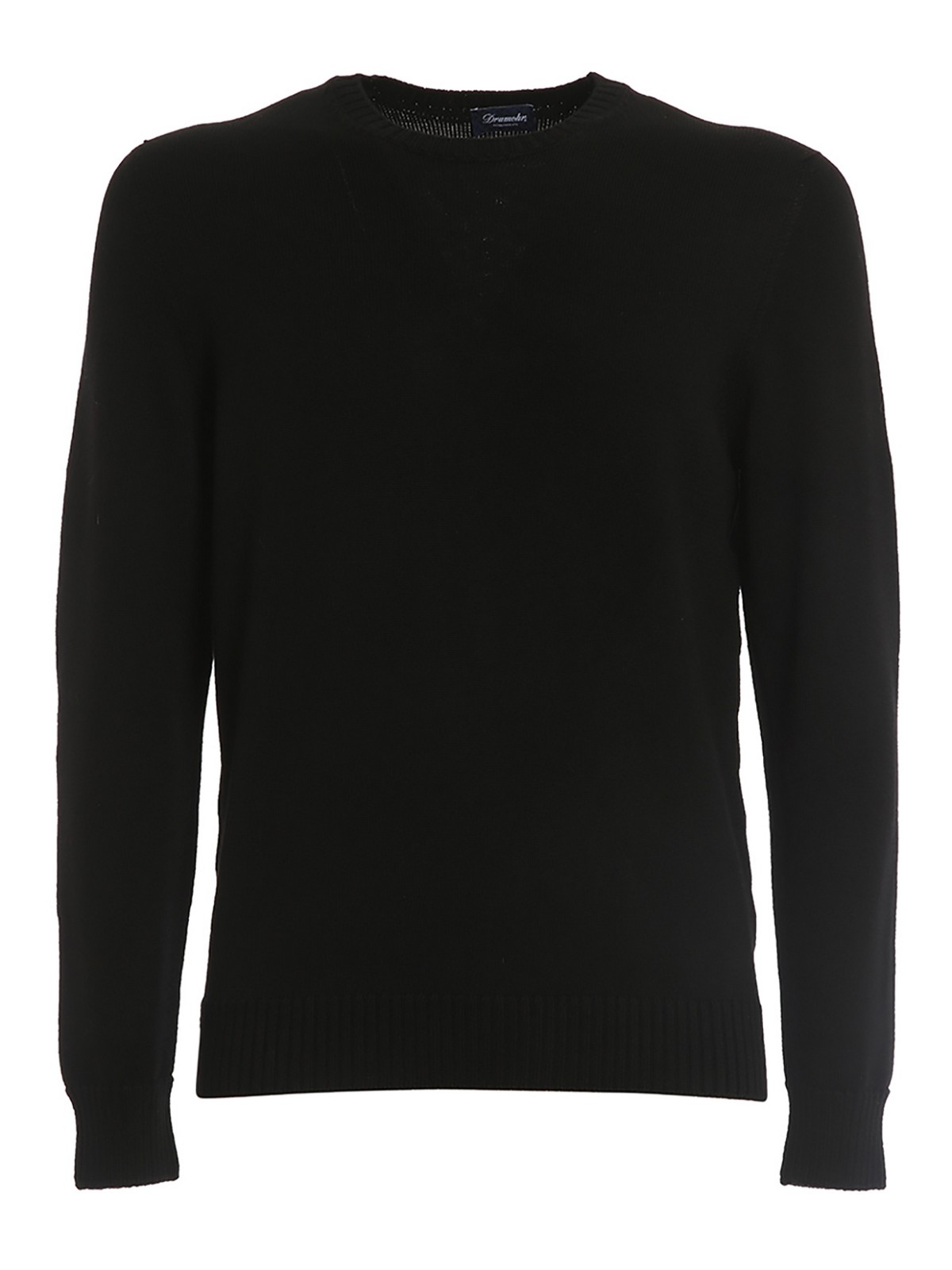 Drumohr Merino Wool Sweater In Negro