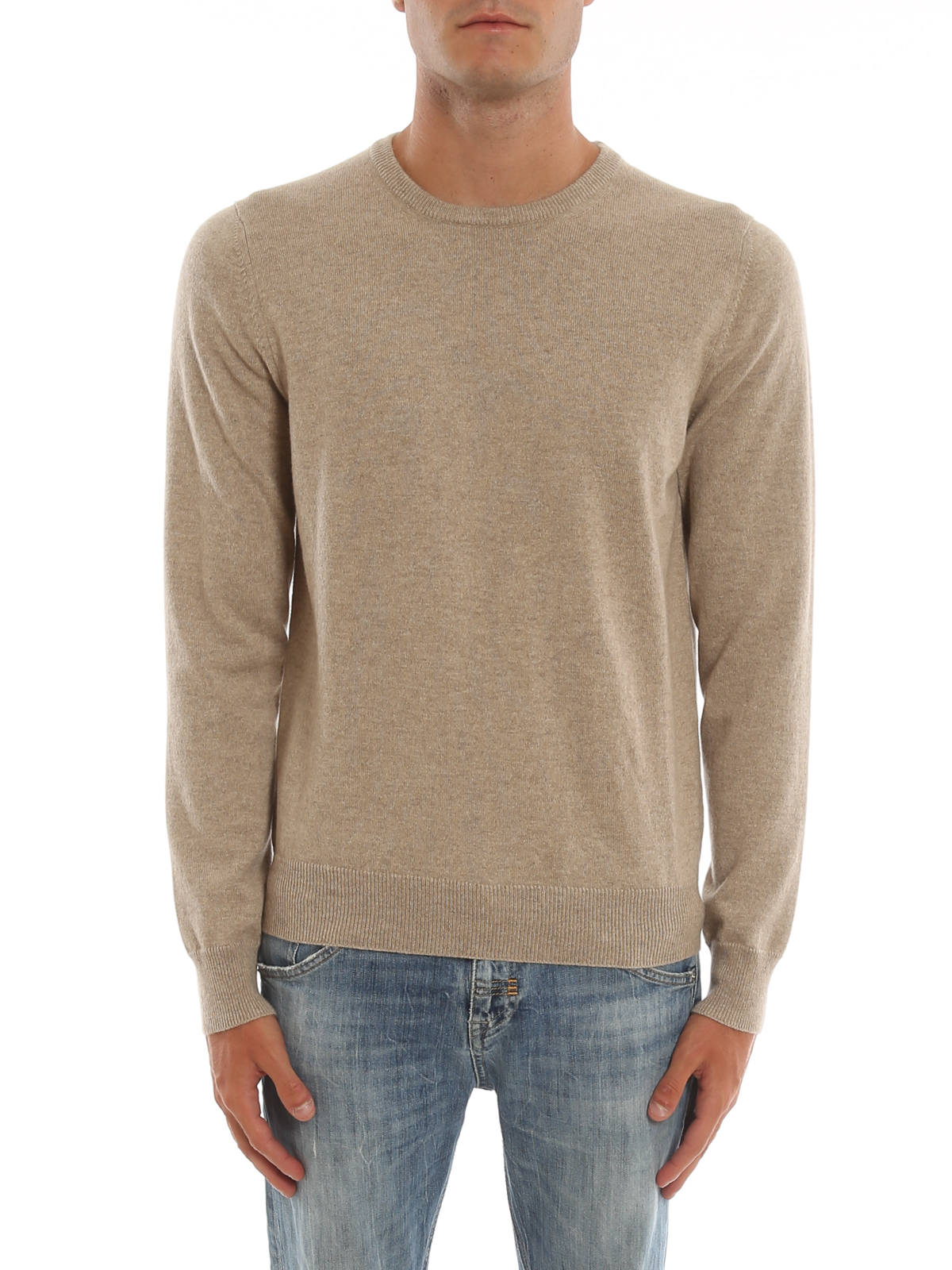 Shop Malo Cashmere Sweater In Beis