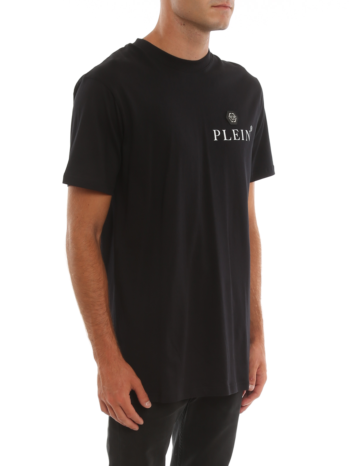 Shop Philipp Plein Hexagon T-shirt In Negro