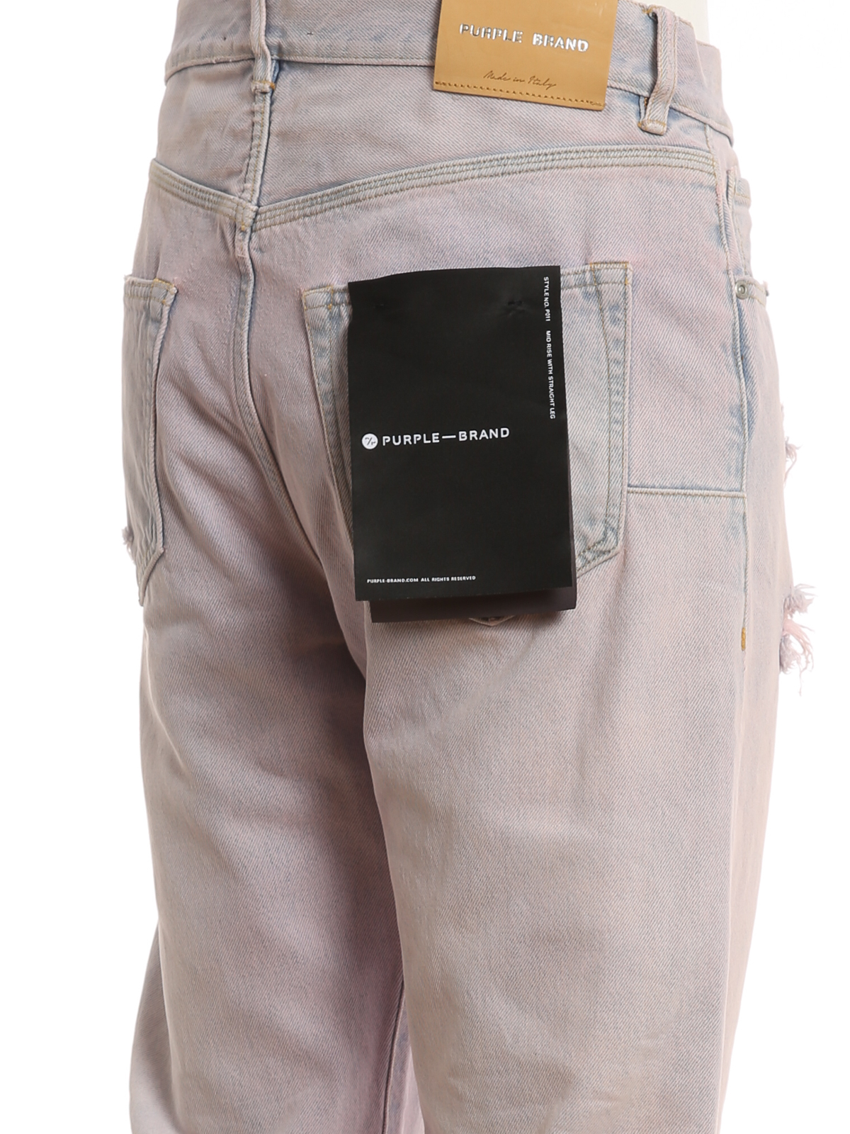 Straight leg jeans Purple Brand - Faded effect jeans - P011SBPK322