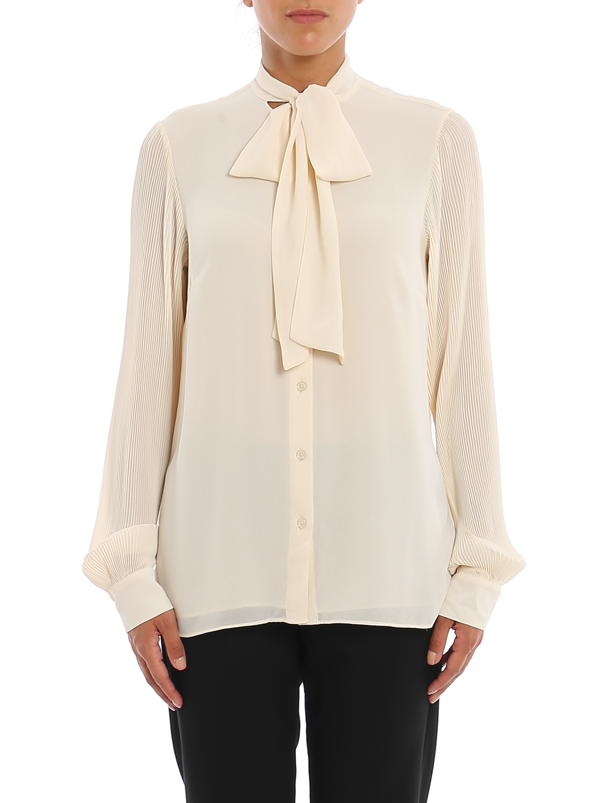 Michael Kors Collection Pussy Bow Blouse