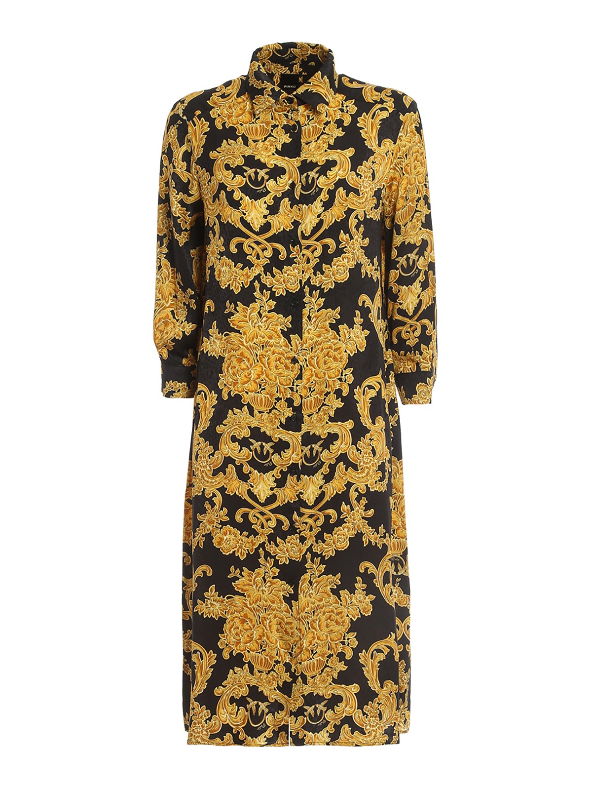 Pinko Adalina shirt dress - Gold - Women|1G18GTA07TZH2