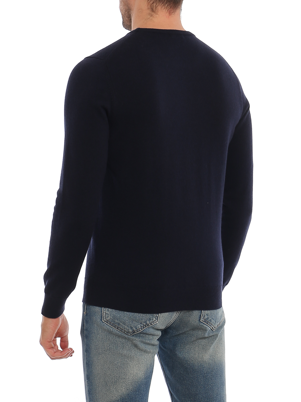 Shop Malo Cashmere Sweater In Azul