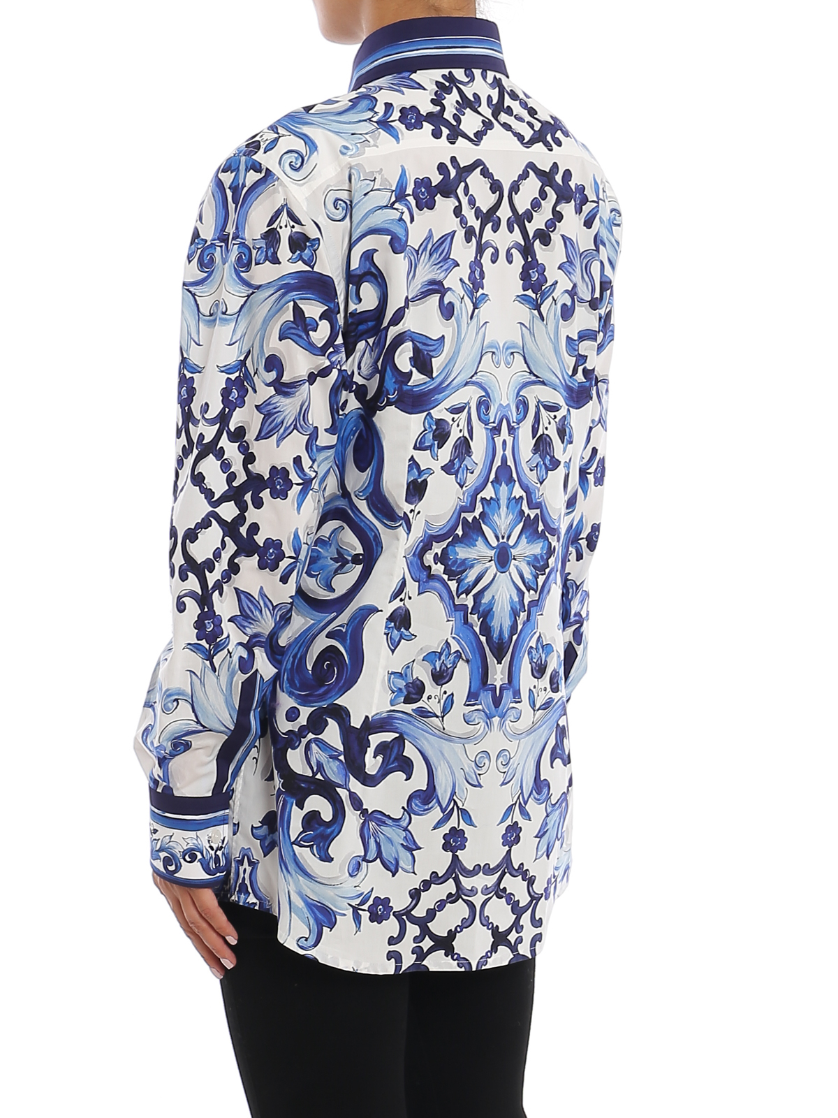 Dolce & Gabbana Majolica printed shirt - White