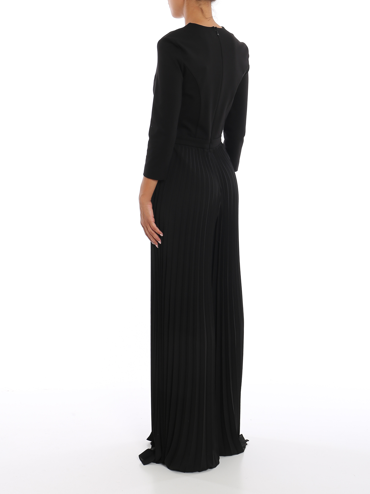 Twinset Pleated pants detailed jumpsuit - Black | 222TP241000006