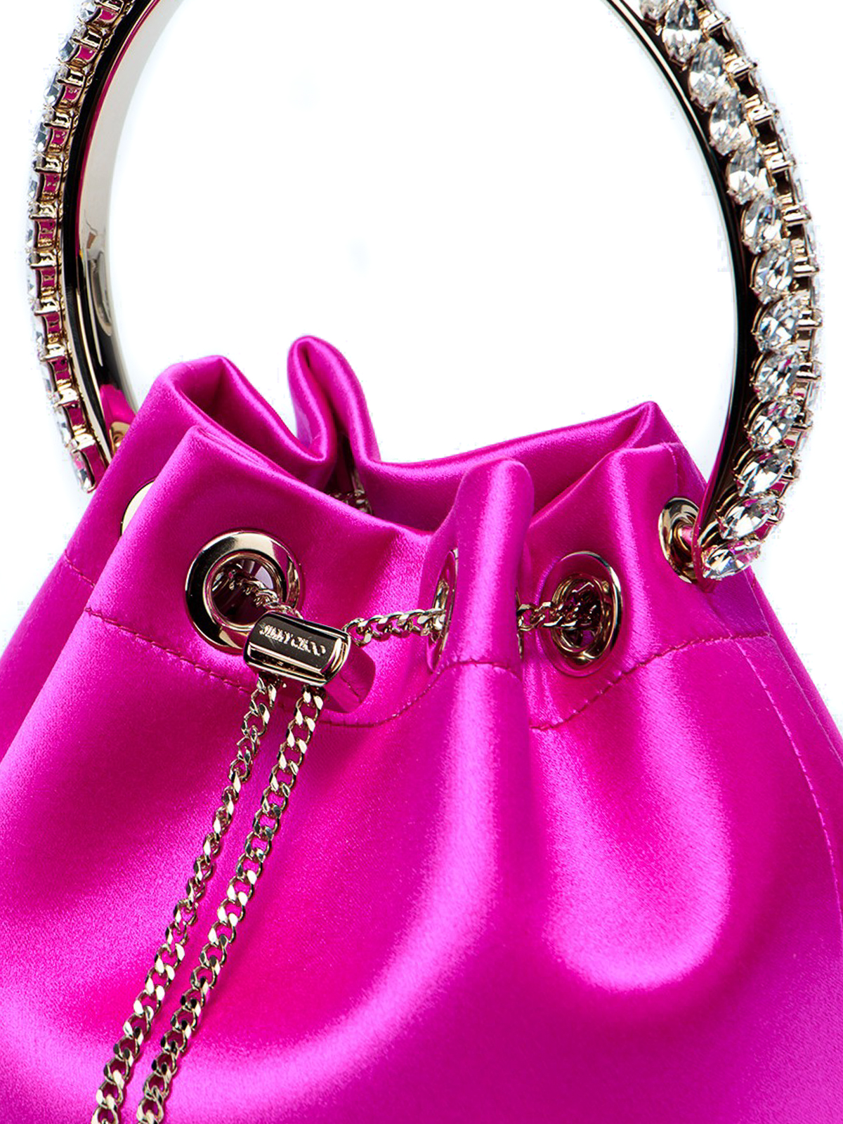 Jimmy Choo Bon Bon bag - Fuchsia - Women | BONBONVKMFUCHSIA