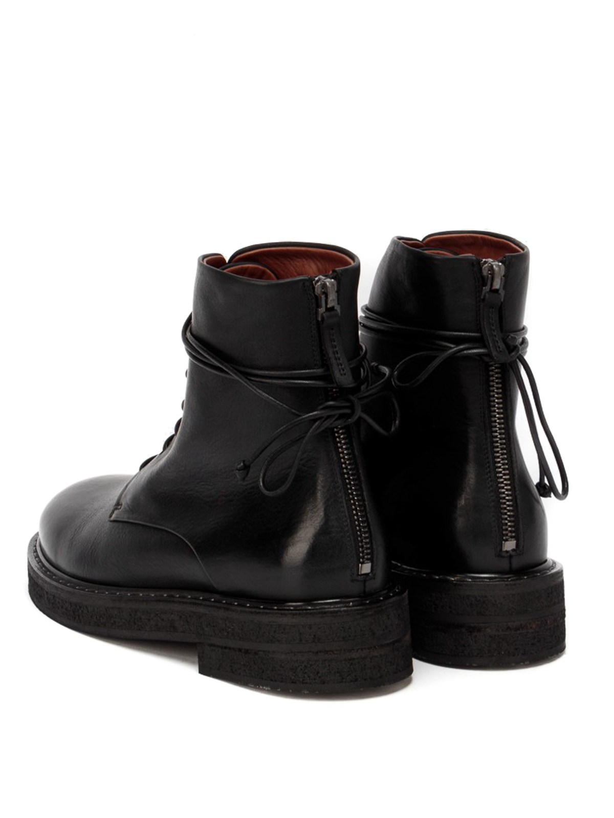 Shop Marsèll Parrucca Combat Boots In Negro