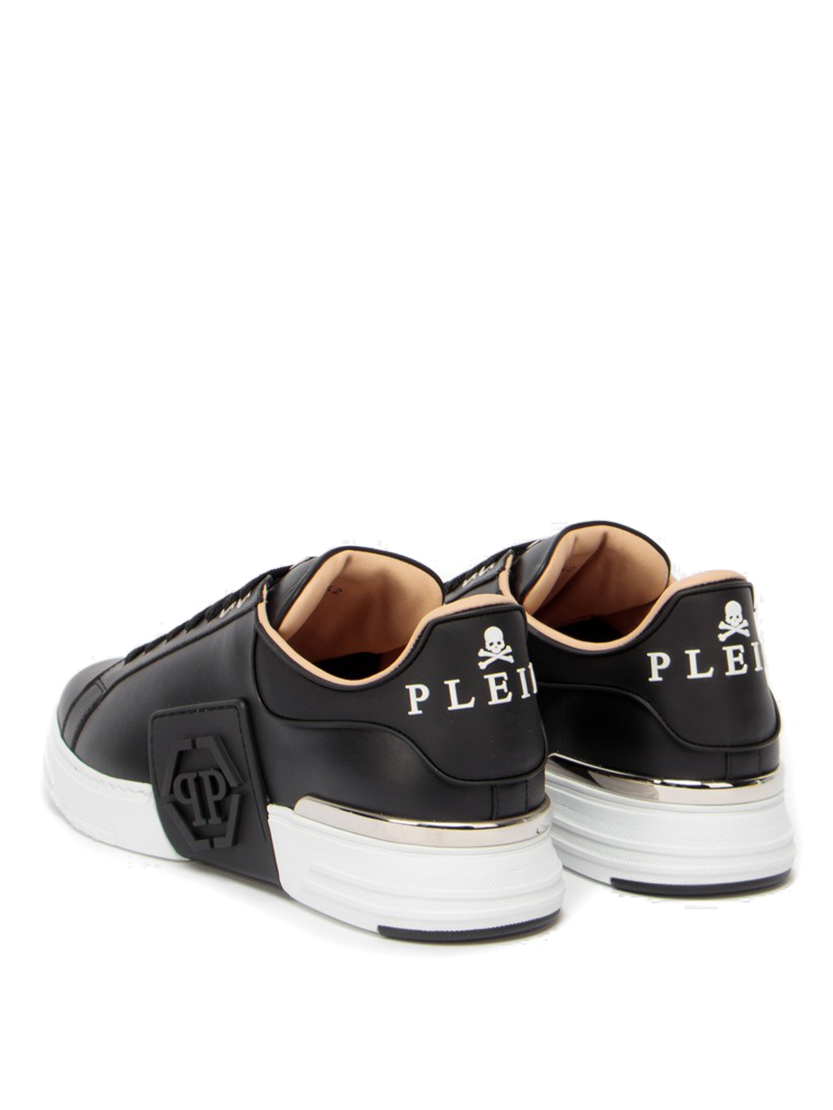 Shop Philipp Plein Hexagon Sneakers In Negro