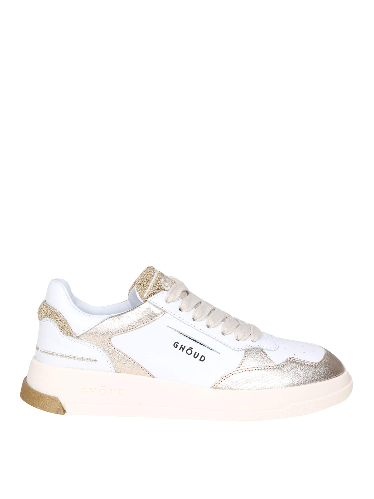 Ghoud Venice White and platinum sneakers - White - Women