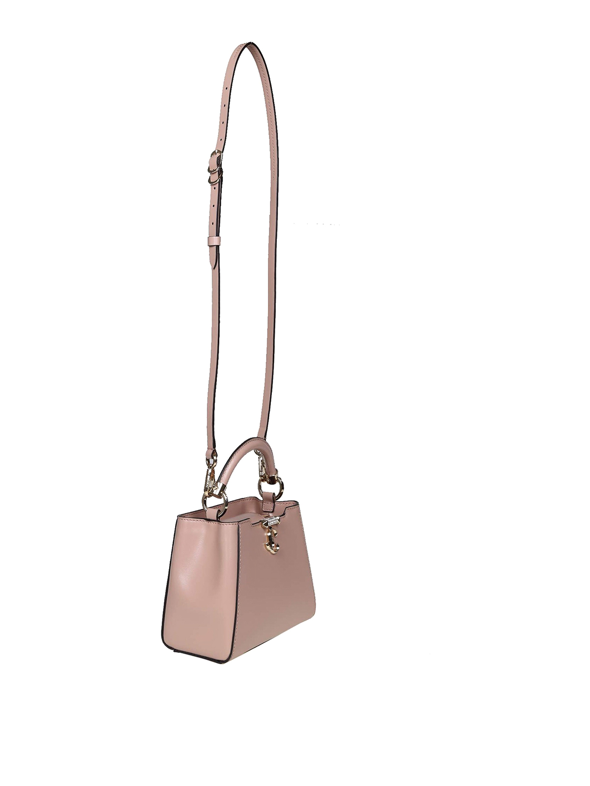 Cross body bags Jimmy Choo - Varenne mini handbag in nude leather