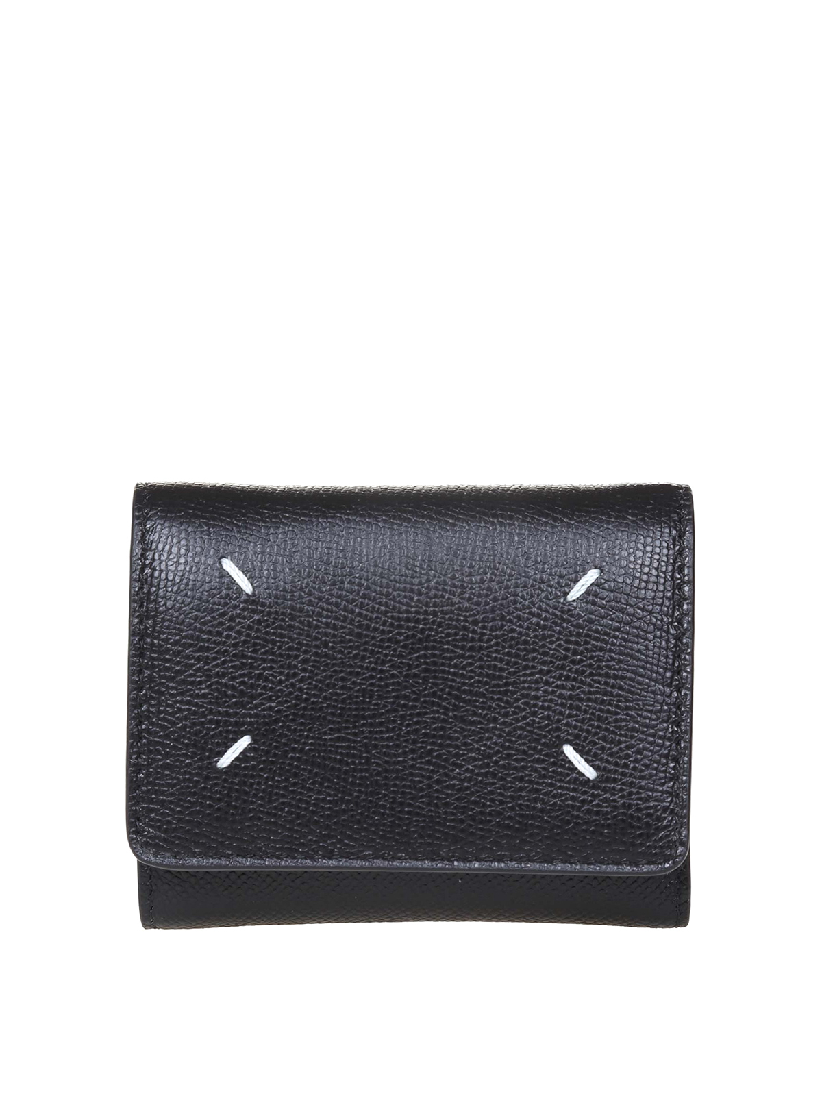 Maison Margiela Black Leather Wallet