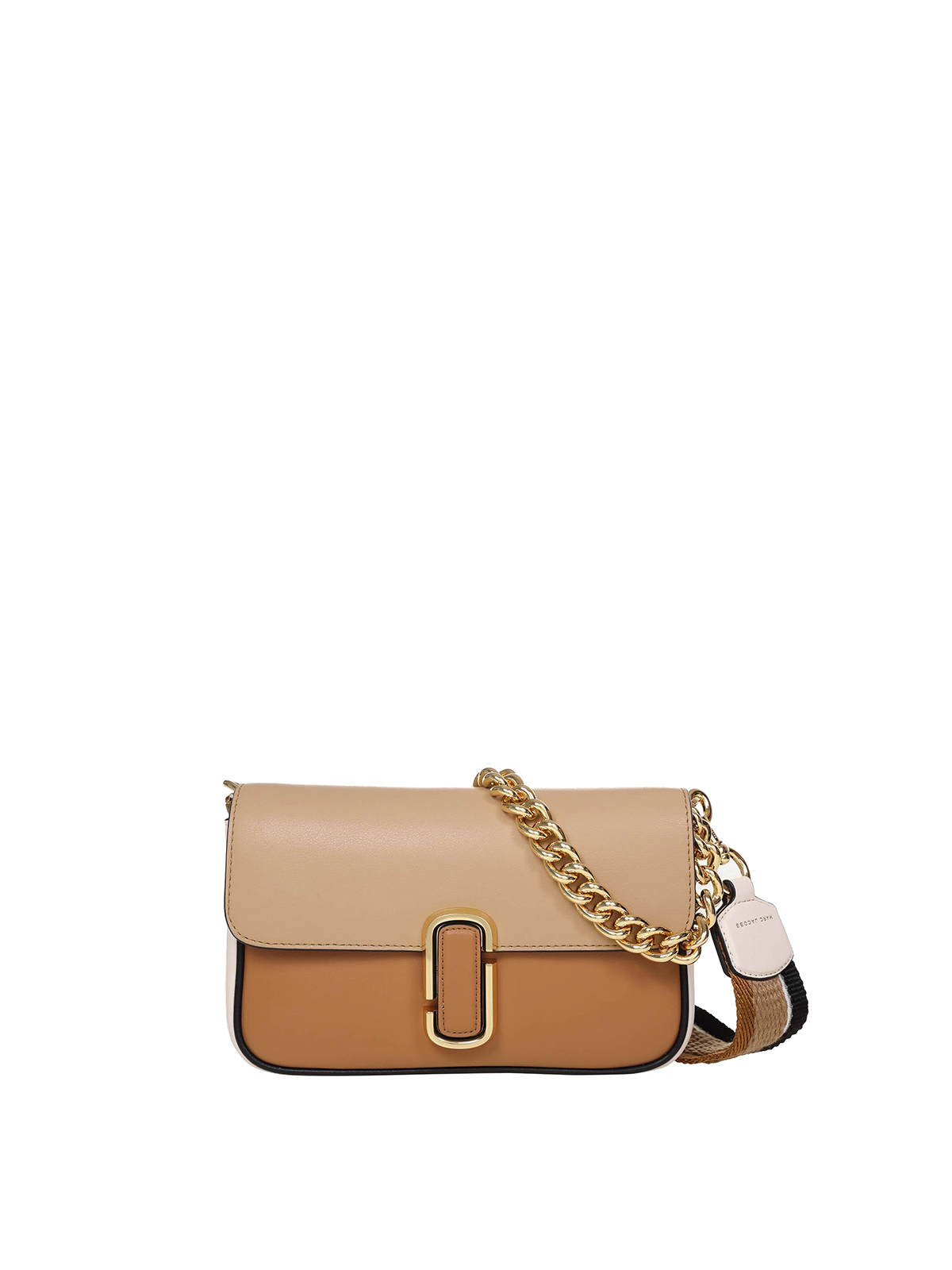 Shop Marc Jacobs Shoulder Bag In Leather In Brown