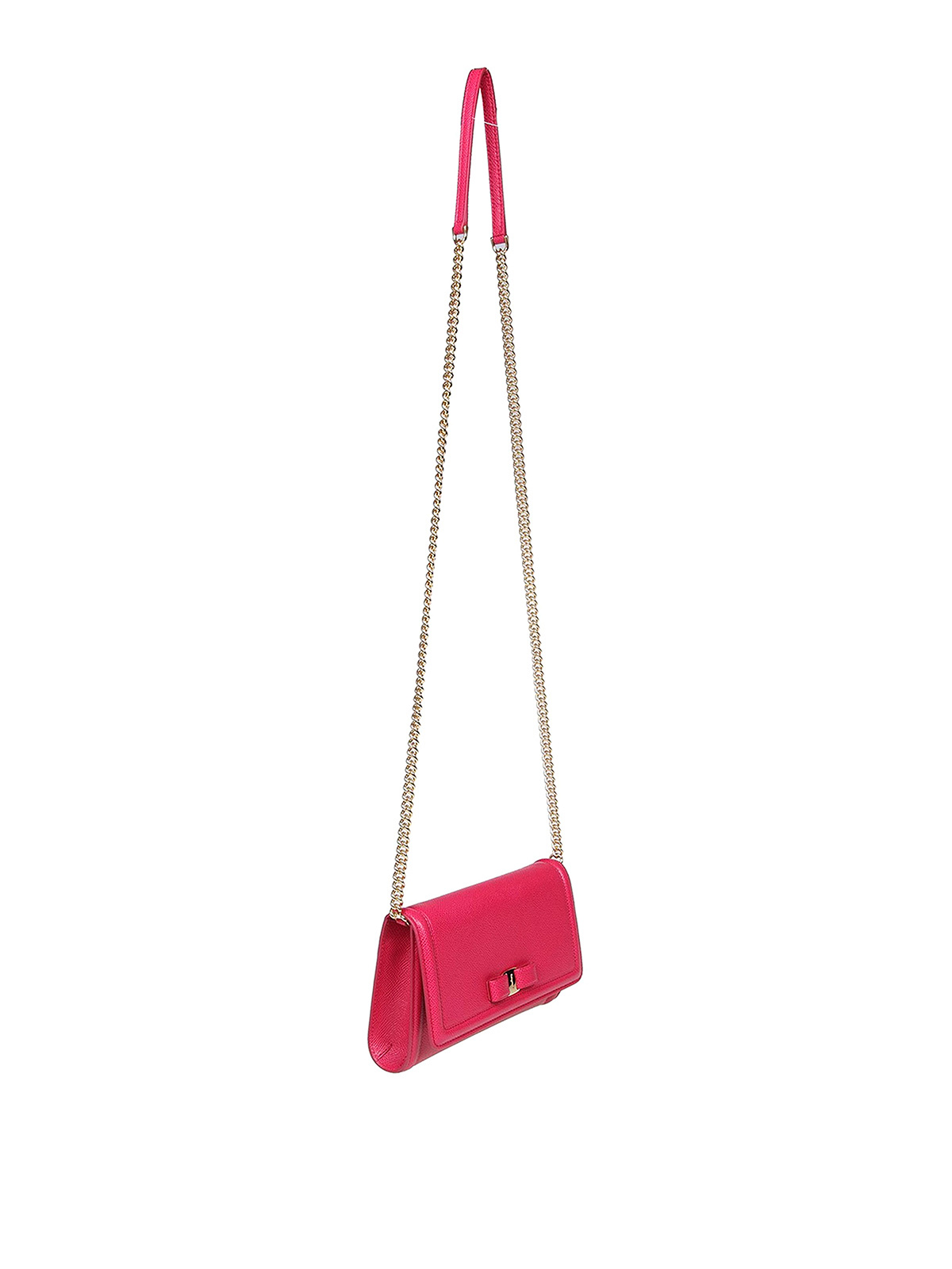 フェラガモ　レザー 赤 クラッチバッグ Be レッド（赤）系 FERRAGAMO(フェラガモ) クラッチバッグ