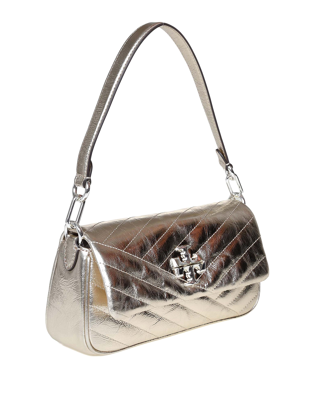 Shoulder bags Tory Burch - Kira small chevron in laminated leather -  135707700