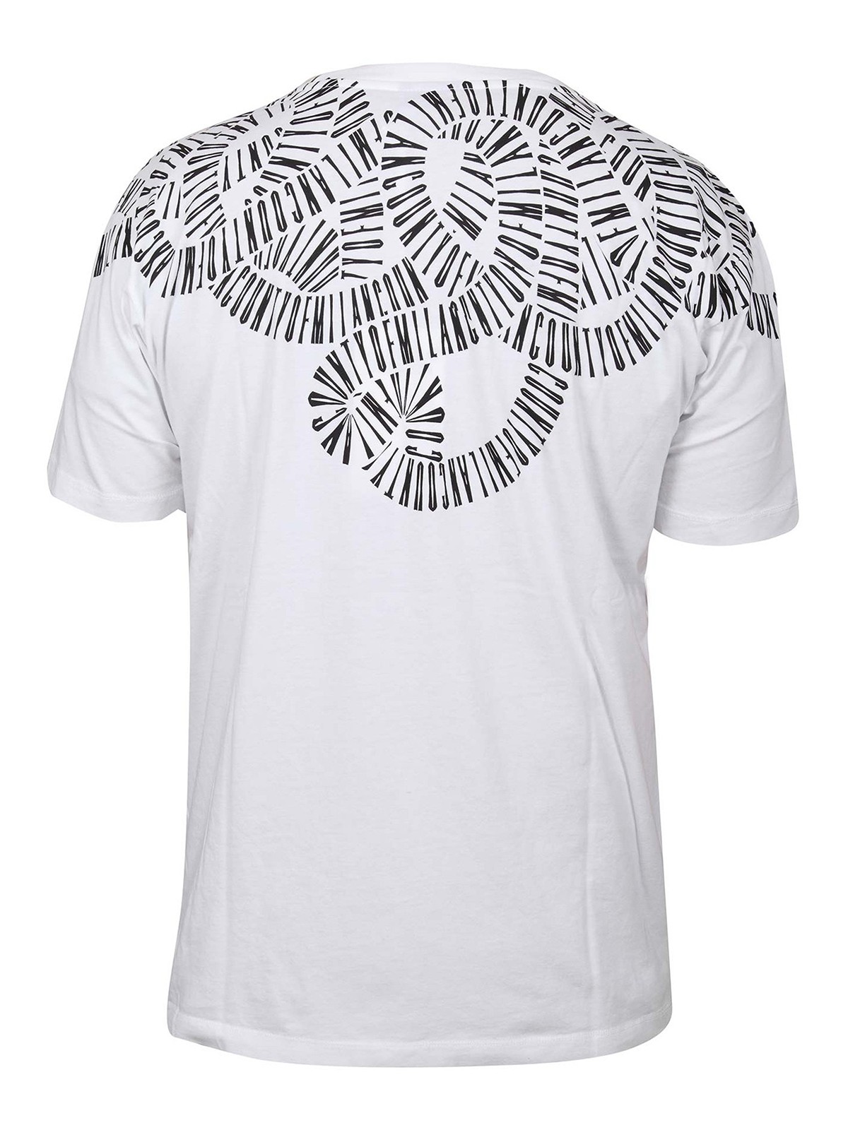 Shop Marcelo Burlon County Of Milan Cotton T-shirt With Print In White