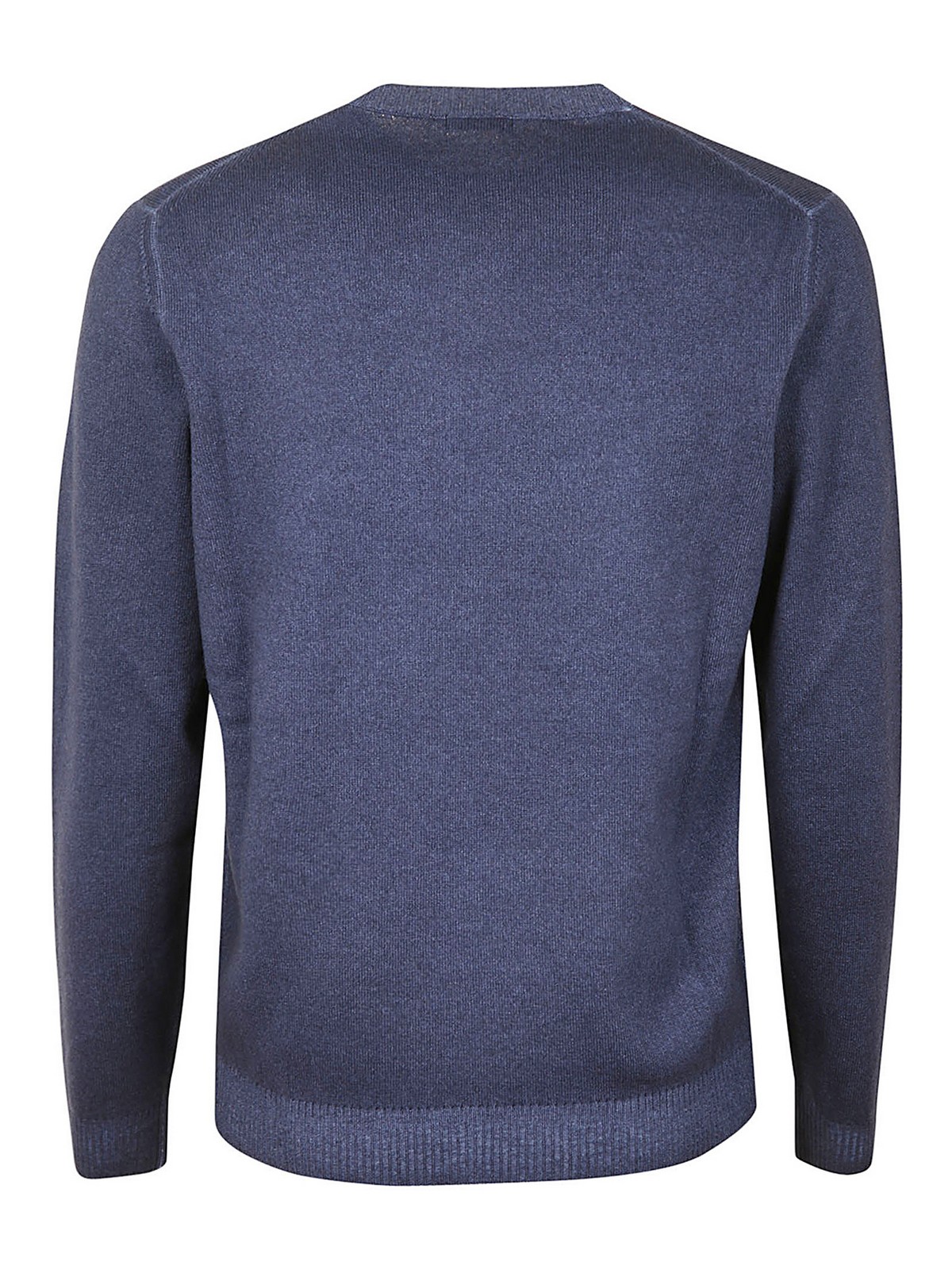 Shop Malo Wool Crewneck Sweater In Blue