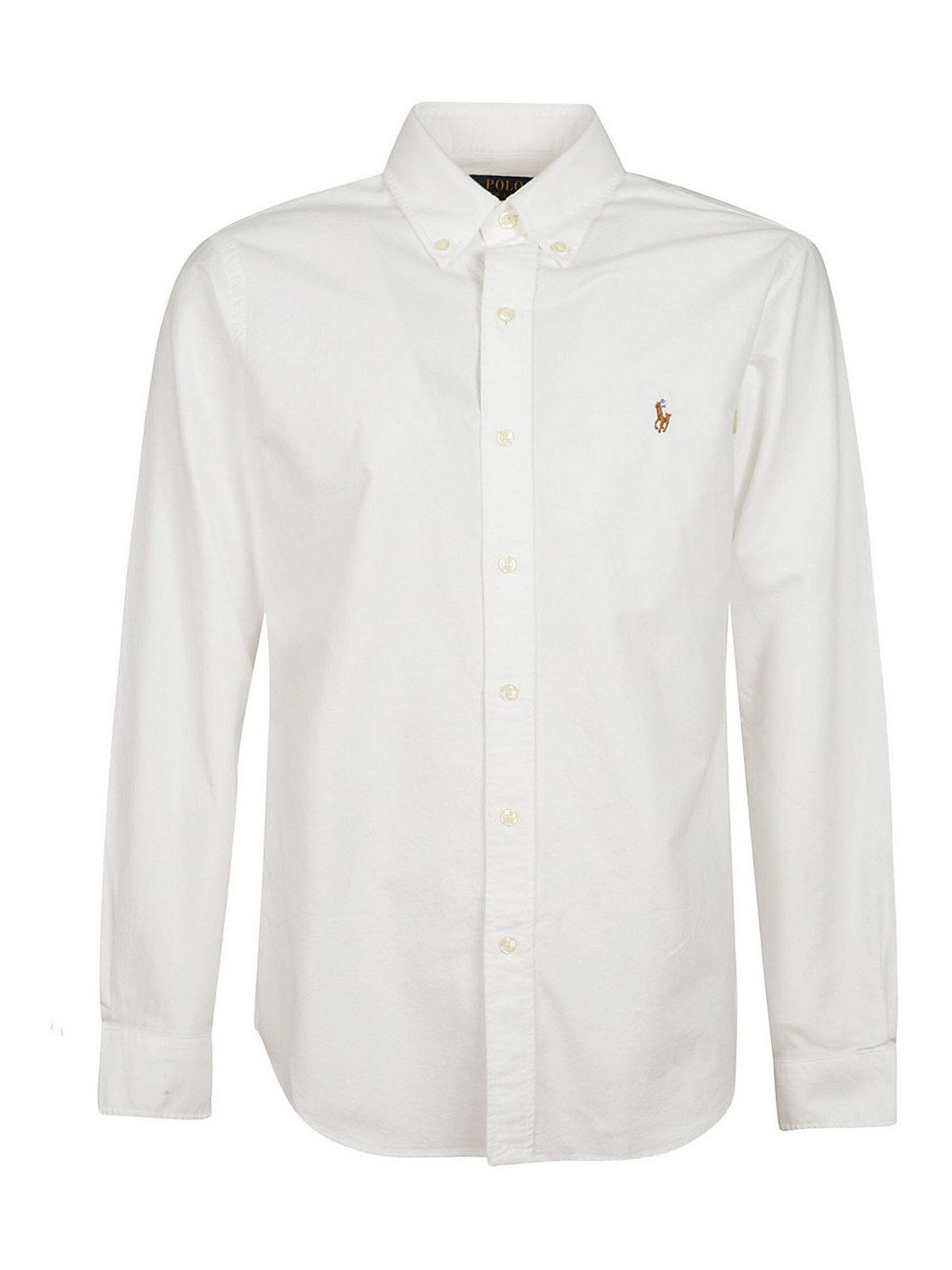 Polo Ralph Lauren Long Sleeve Sport Shirt In White