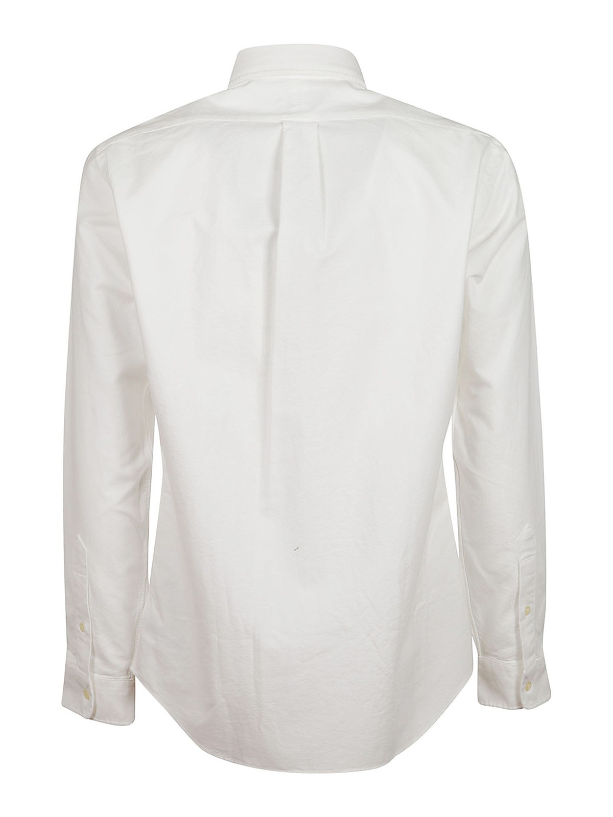 Shop Polo Ralph Lauren Long Sleeve Sport Shirt In White