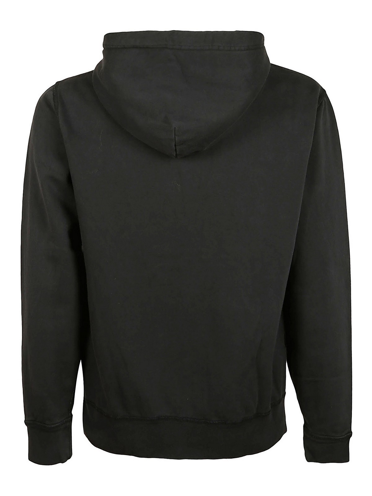 Shop Polo Ralph Lauren Cotton Blend Hoodie In Black