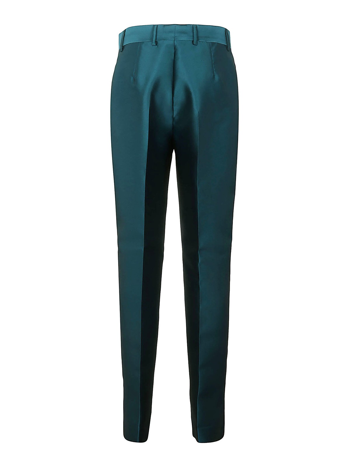 Shop Alberta Ferretti Multifabric Trousers In Azul