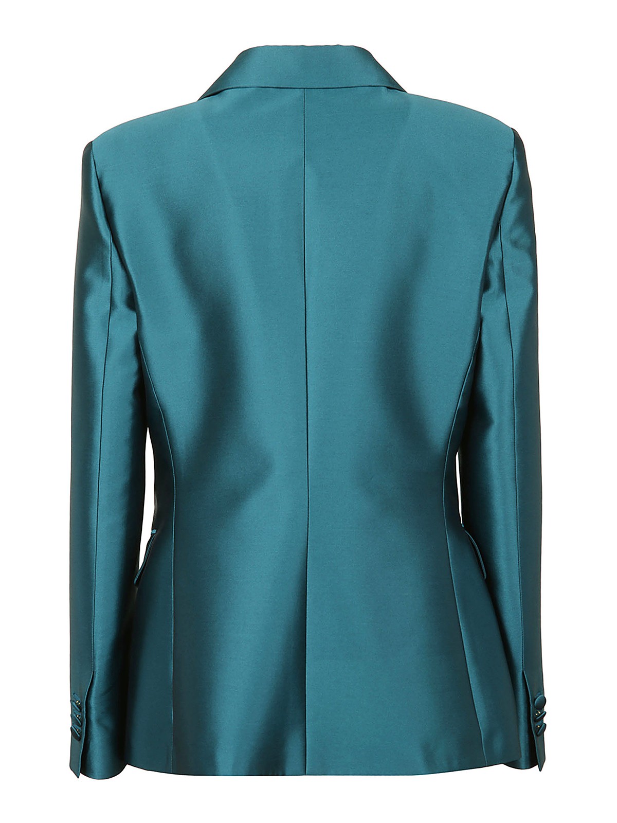 Shop Alberta Ferretti Multifabric Jacket In Azul