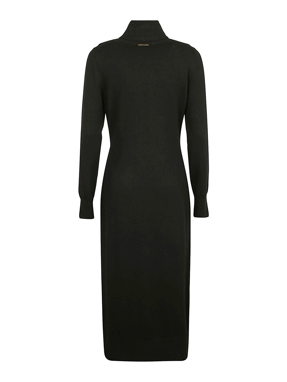 Shop Michael Kors Wool Blend Dress In Black