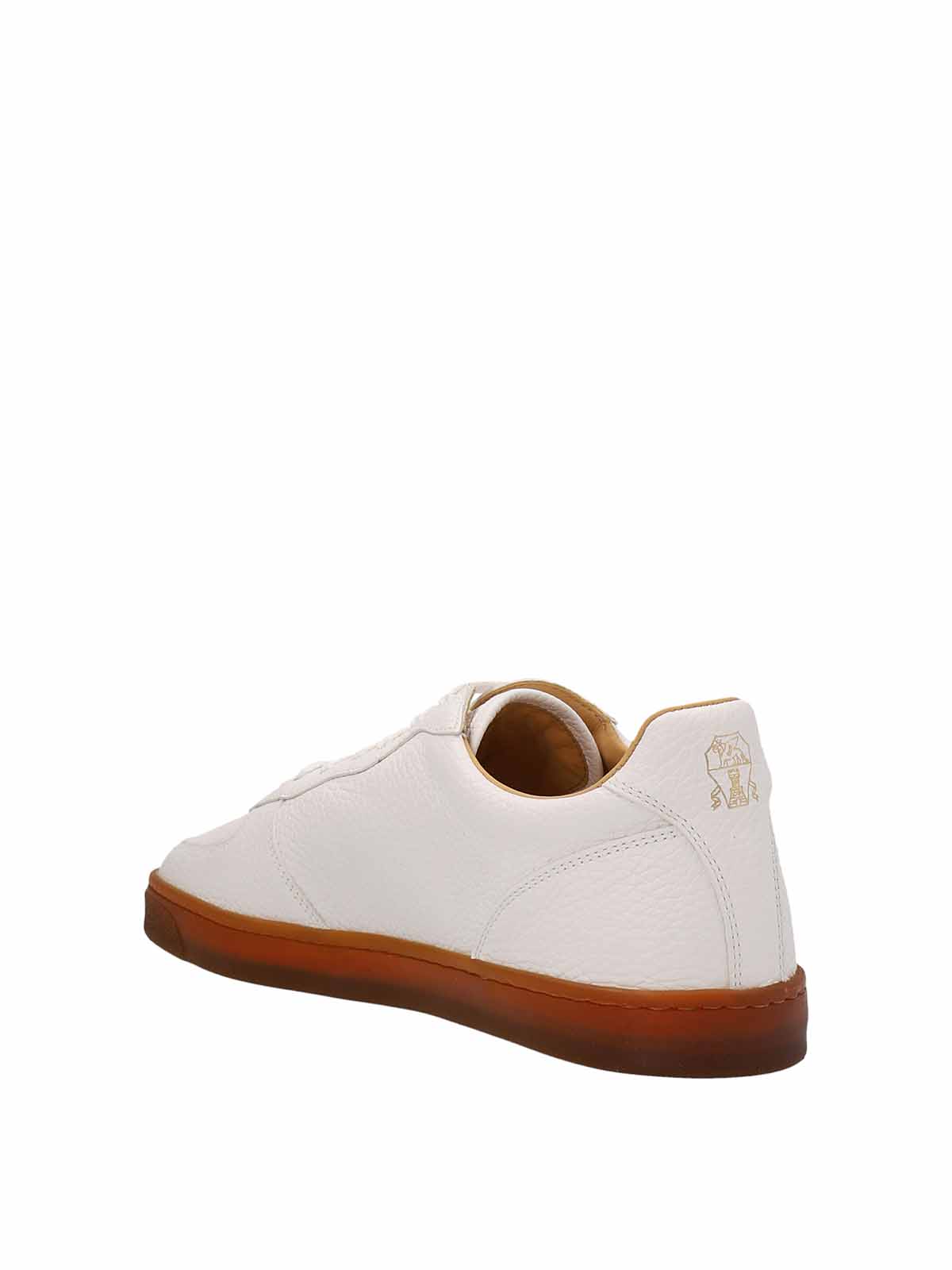 Shop Brunello Cucinelli Hybrid Sneakers In White