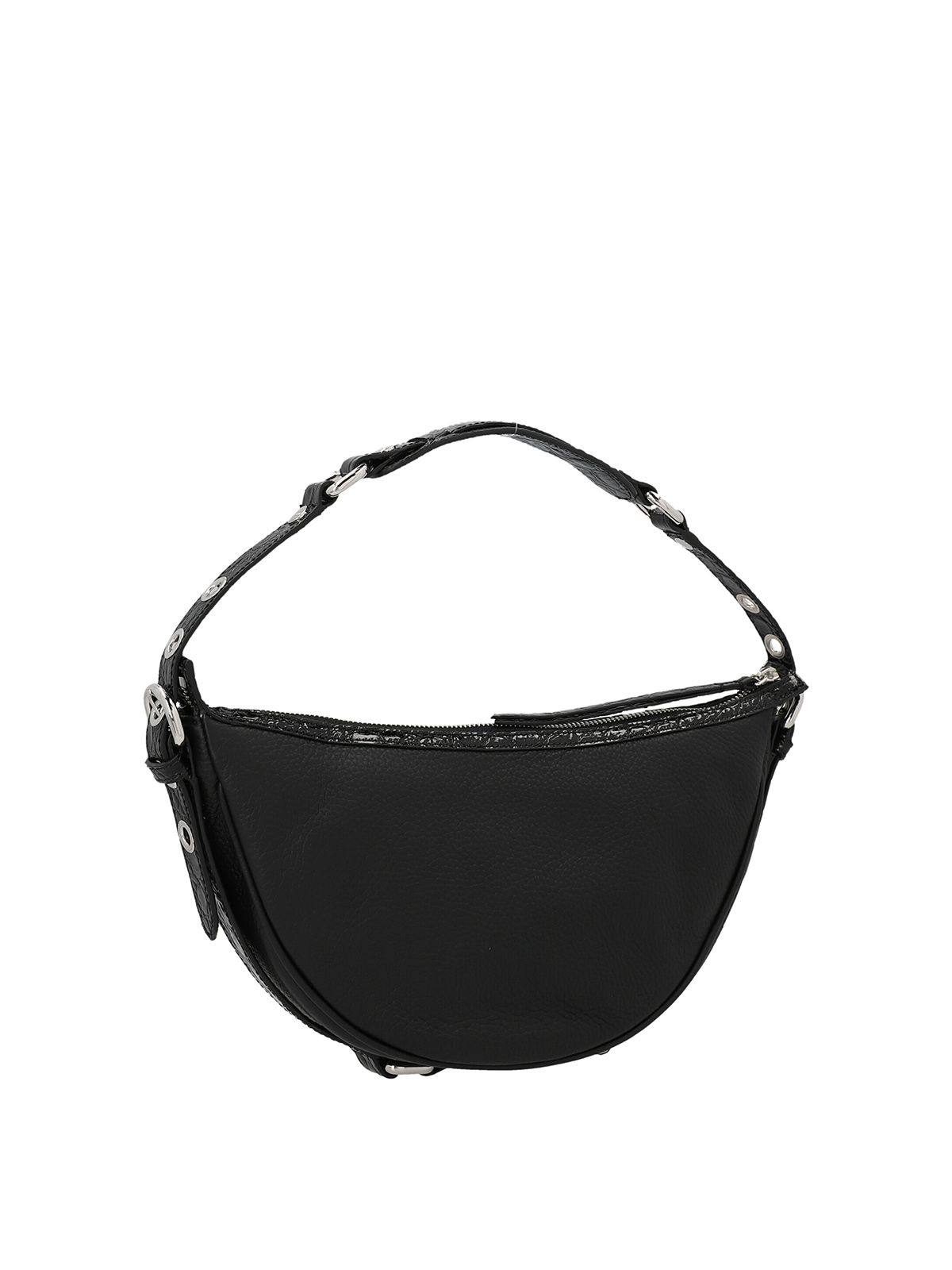 ショルダーバッグ・ポシェット SERAPIAN Women Shoulder Bags SRRUGWLL684532B 001 Black Women's leather shoulder bags and crossbody bags