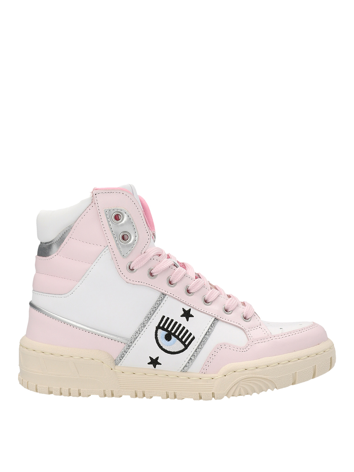 Shop Chiara Ferragni Cf1 High-top Sneakers In Light Pink