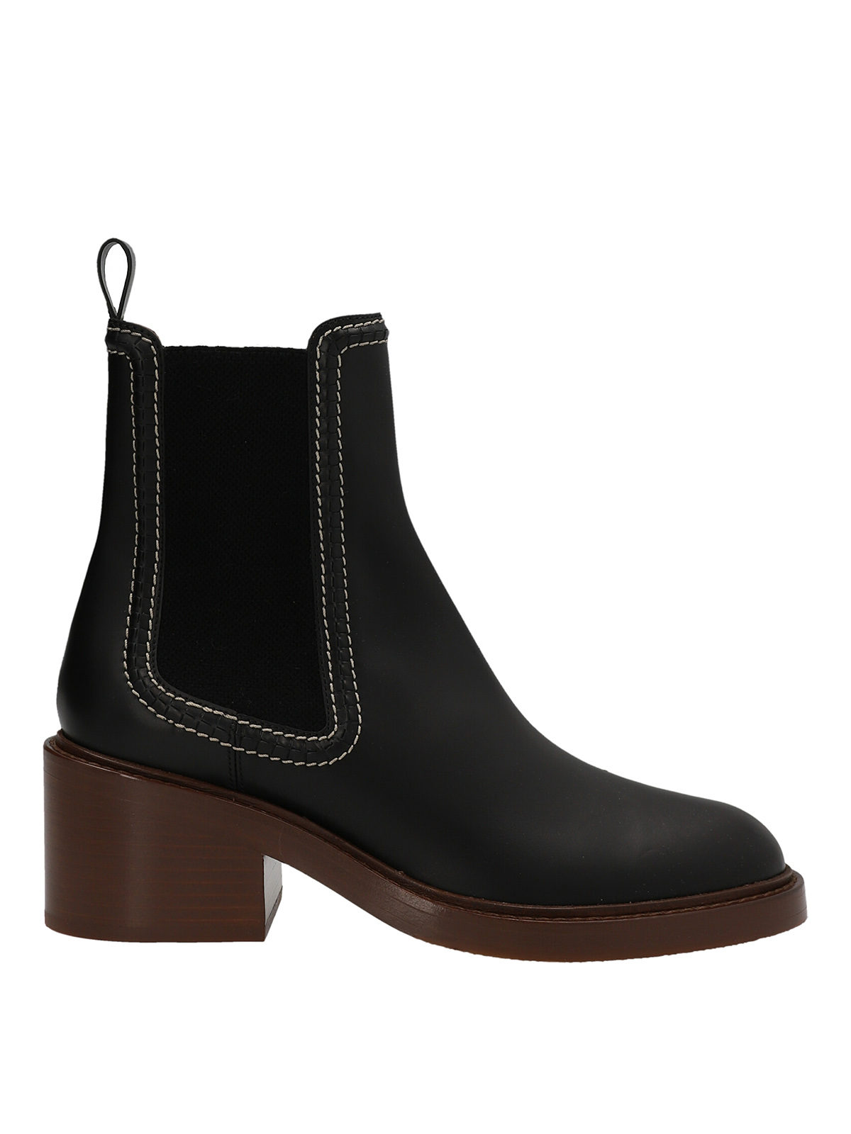 Shop Chloé Mallo Ankle Boots In Negro