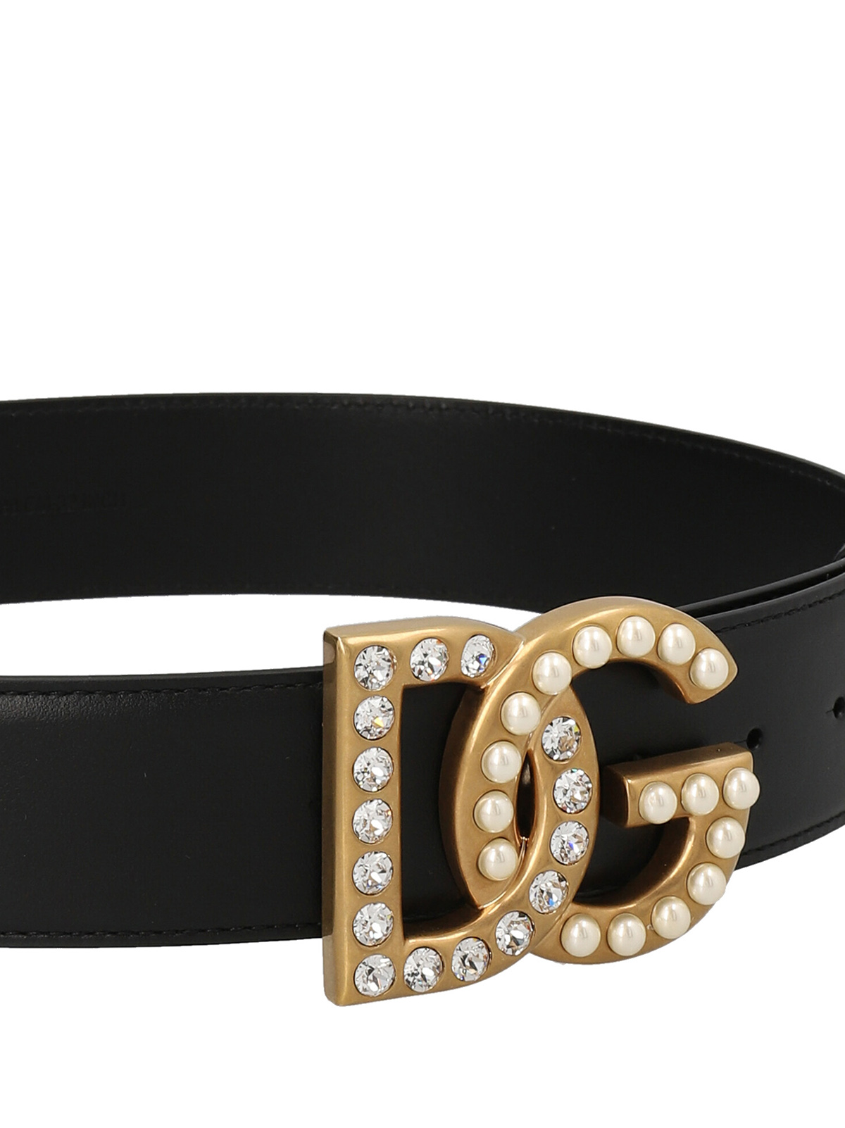 Shop Dolce & Gabbana Logo Buckle Belt In Negro