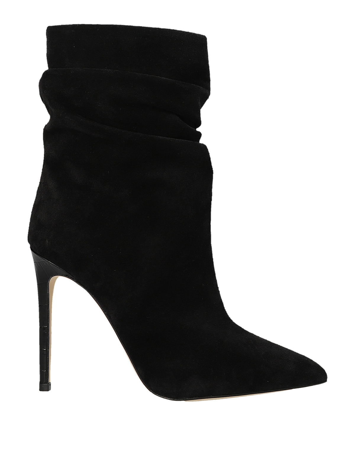 Shop Paris Texas Suede Ankle Boots In Black