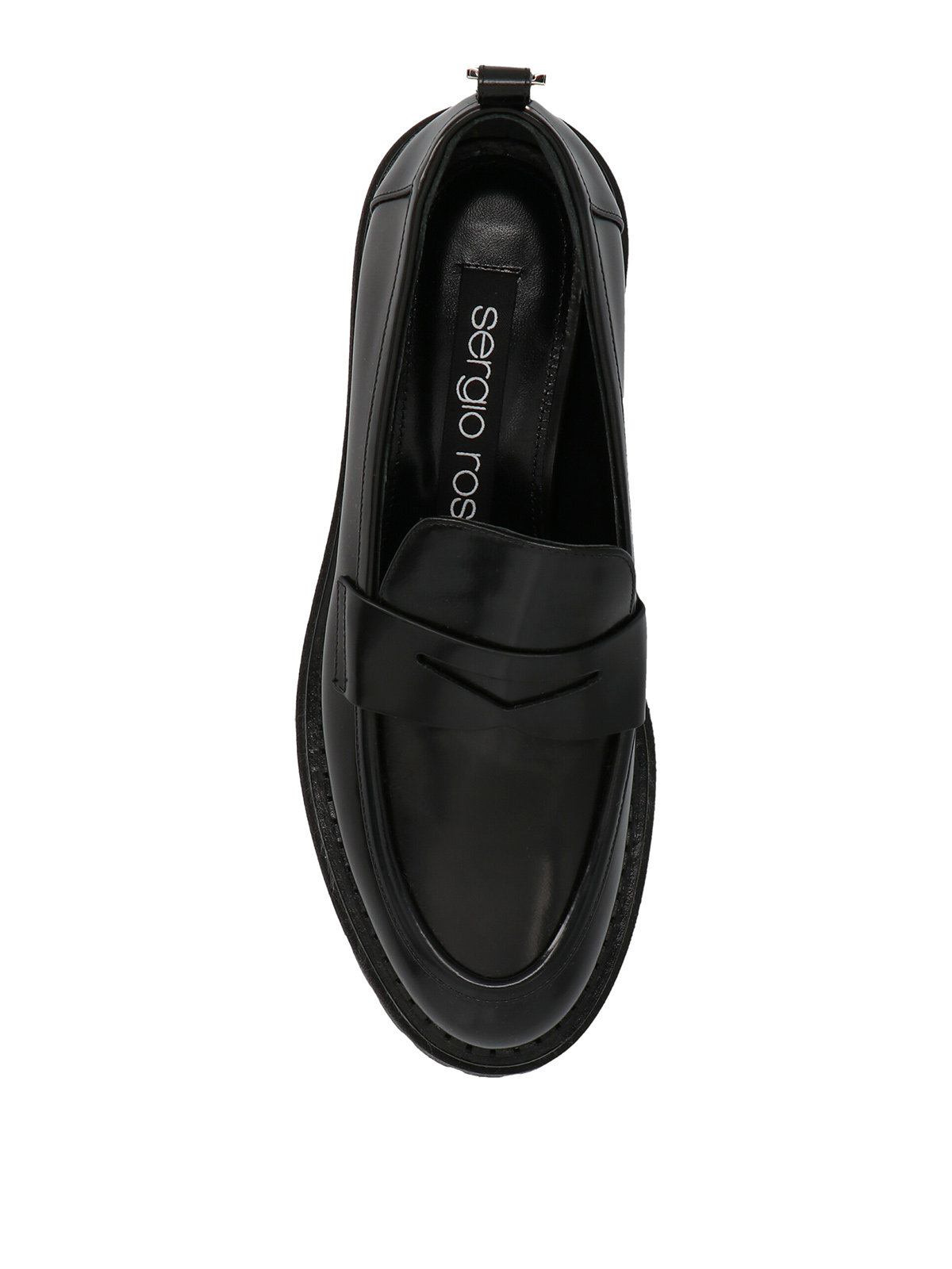 Shop Sergio Rossi Oversize Sole Loafers In Negro