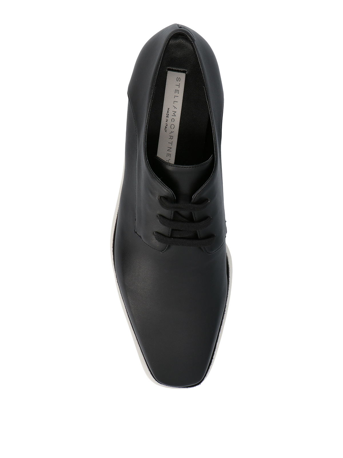Shop Stella Mccartney Zapatos Con Cordones - Elyse In Black