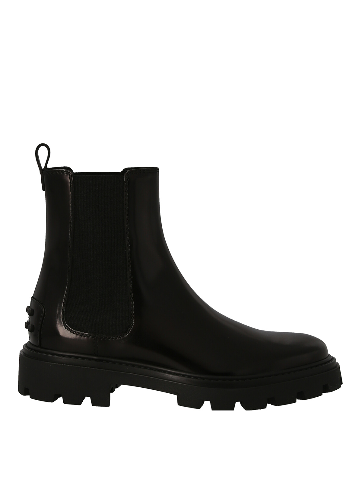 Tod's Smooth Chelsea Boots In Black