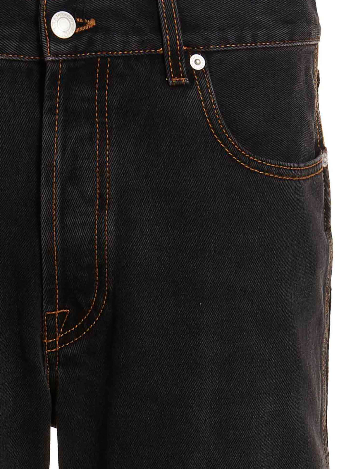 Shop Alexander Mcqueen Five-pocket Jeans In Negro