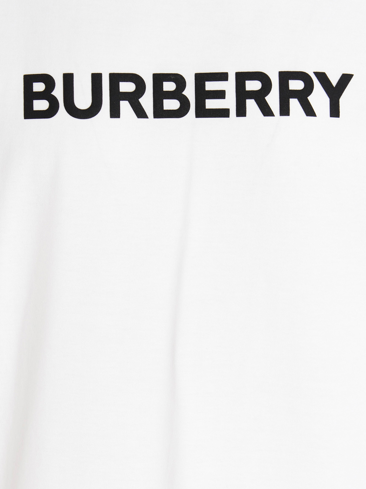 Shop Burberry Harriston T-shirt In Blanco