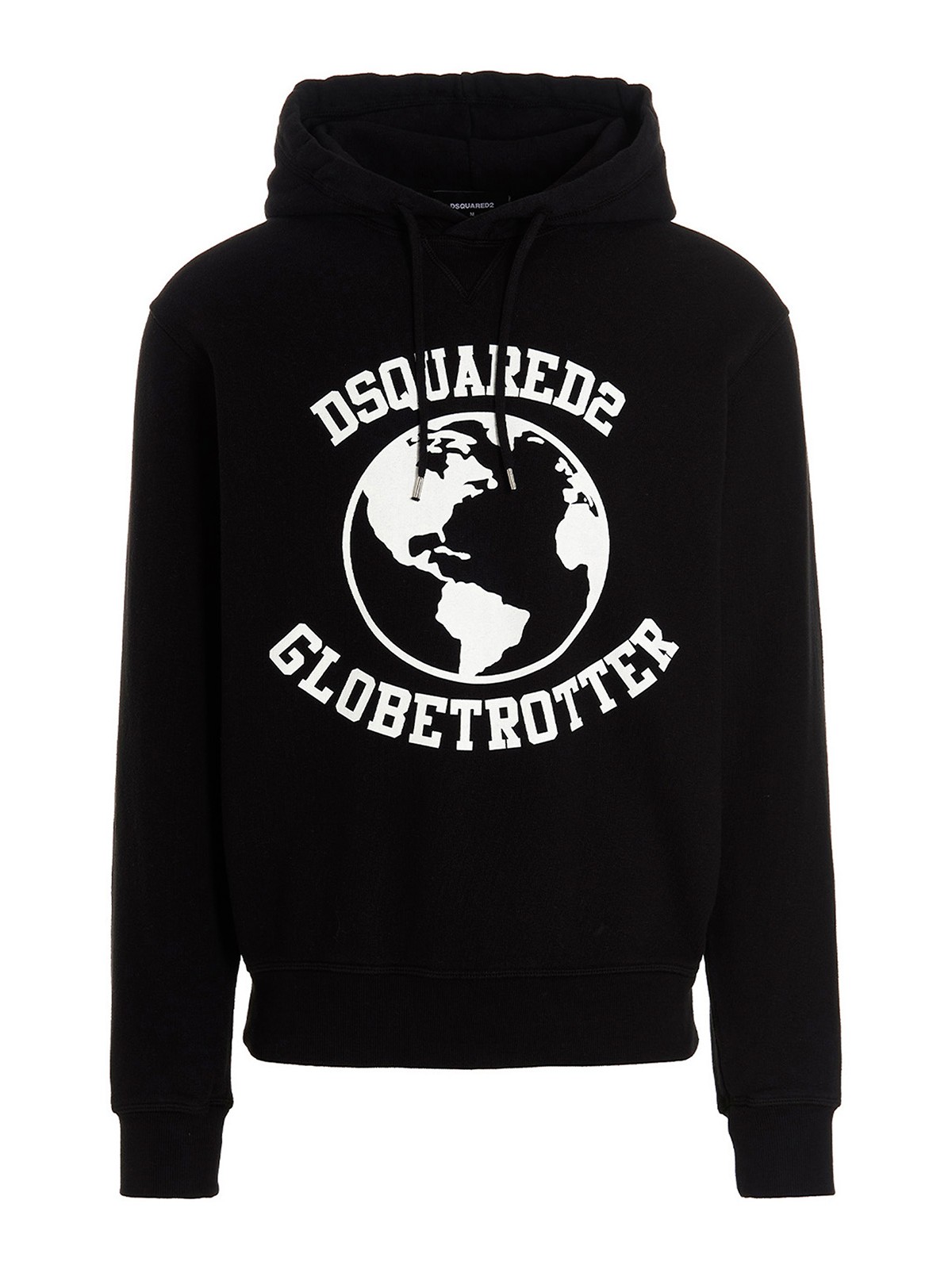 Shop Dsquared2 Globetrotter Hoodie In Negro