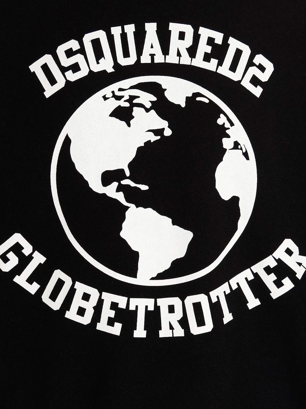 Shop Dsquared2 Sudadera - Globetrotter In Negro