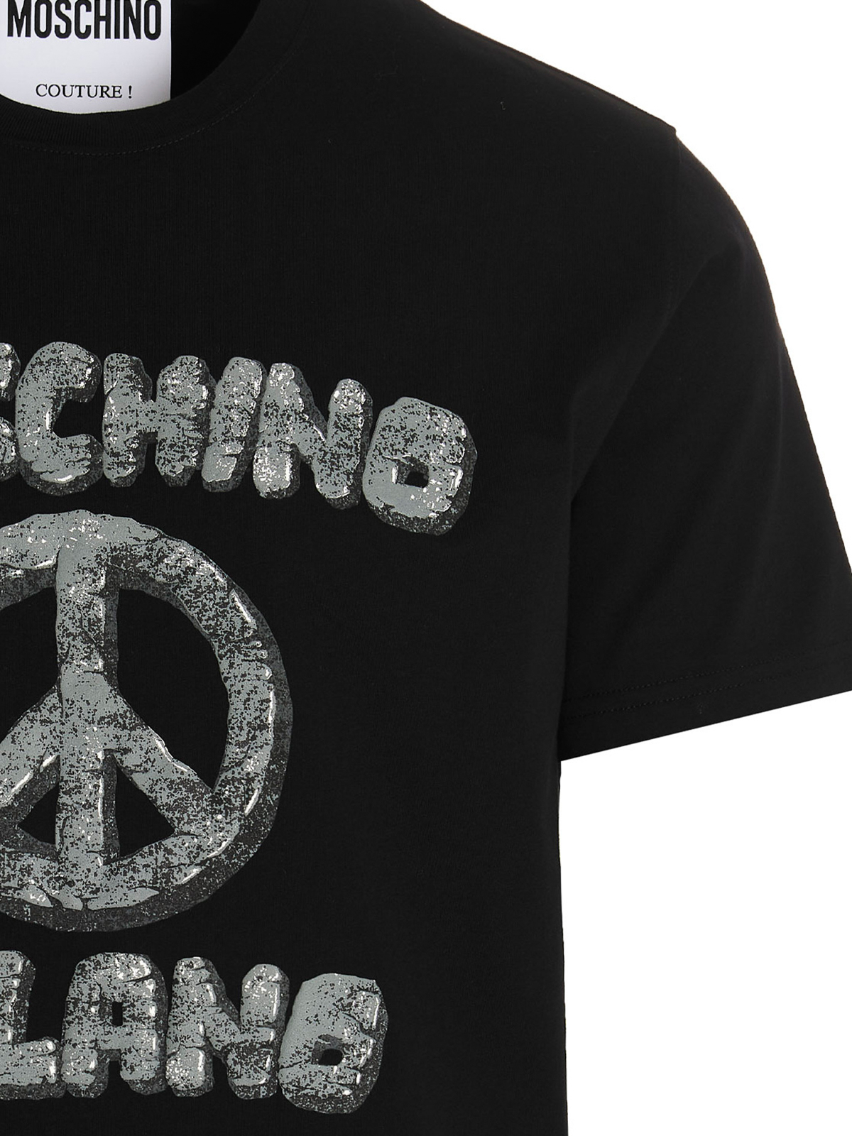 Shop Moschino X The Flintstones™ T-shirt In Negro