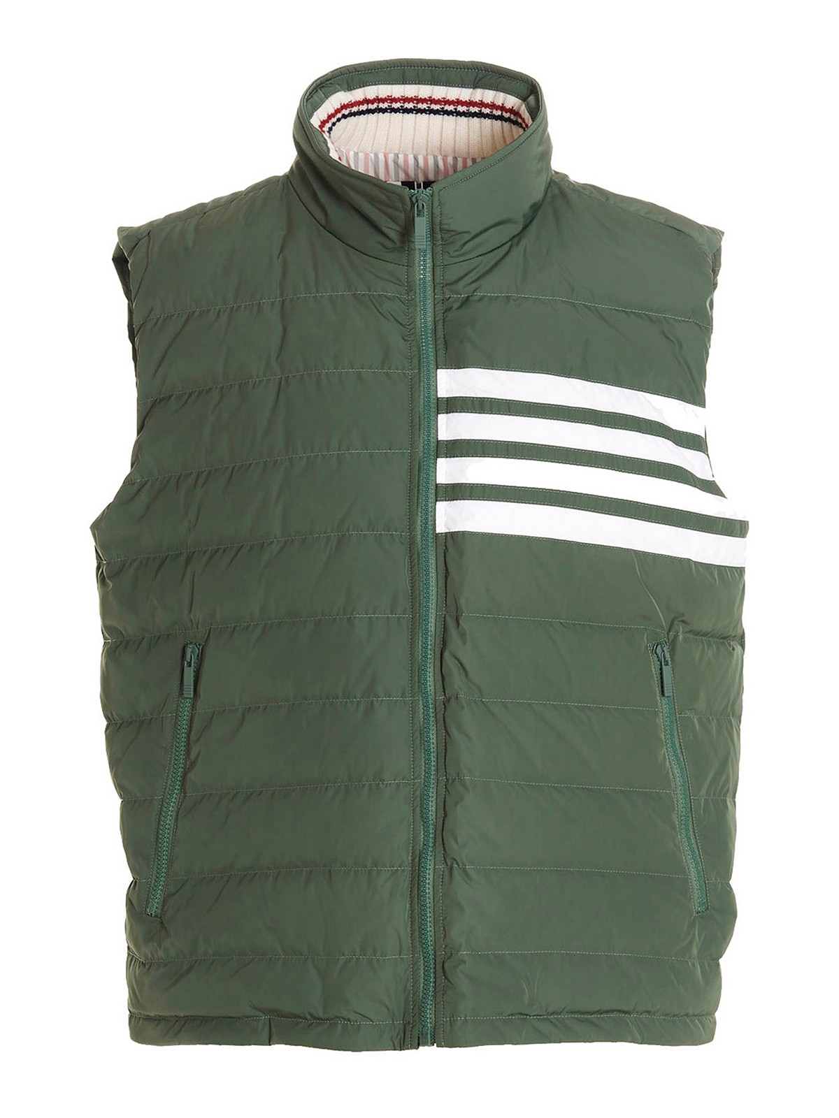 【uu】THOM BROWNE.マットナイロン 4BAR ダウンジャケット マット仕上げナイロンダウンフィル 4バーフードコート | Thom Browne