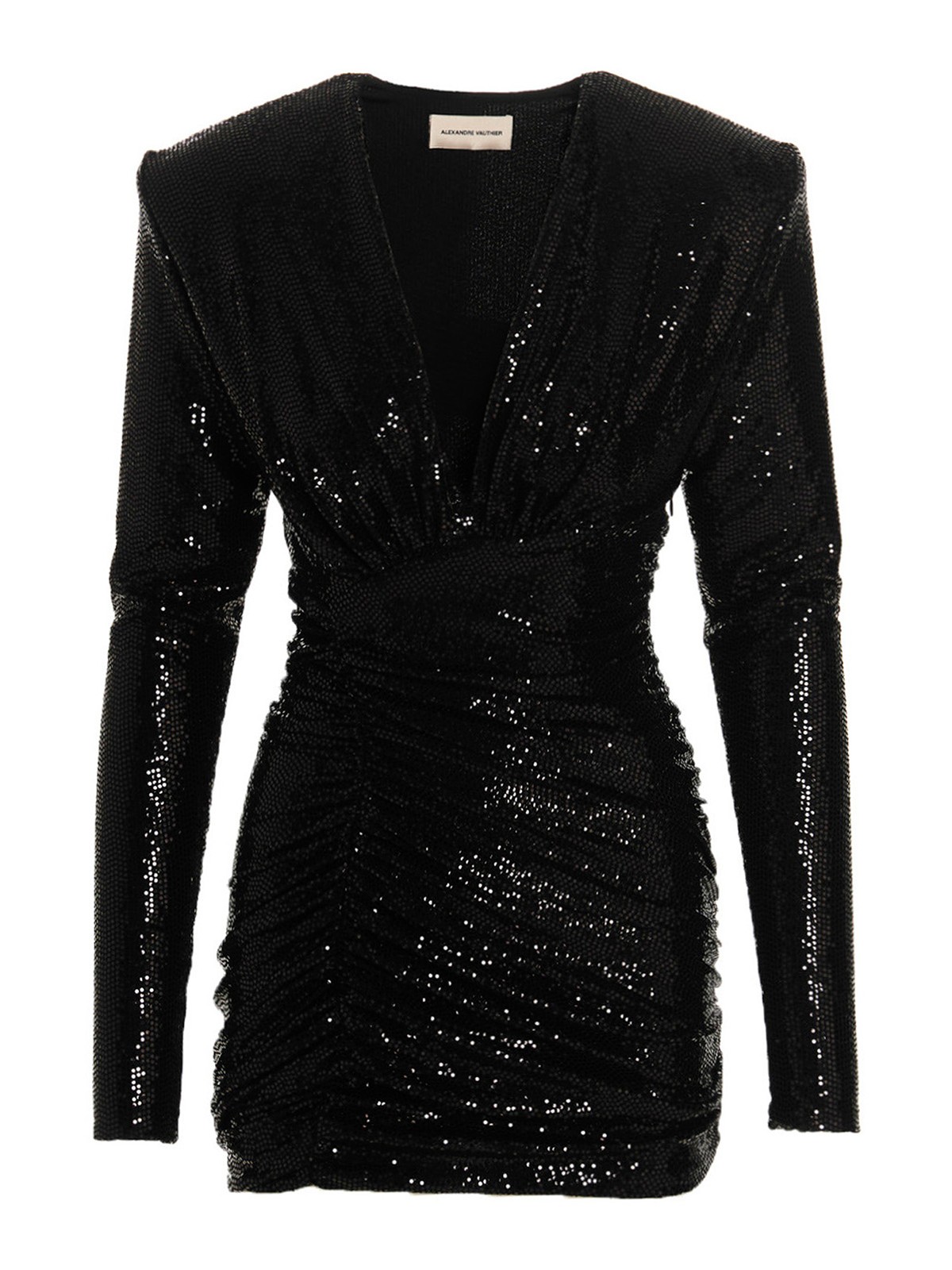 Cocktail dresses Alexandre Vauthier - Draped sequin dress - 223DR1609BLACK