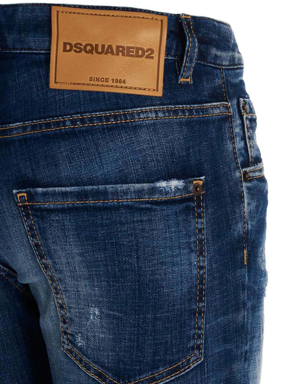 Shop Dsquared2 Dan Jeans In Azul